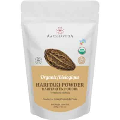 Buy Aarshaveda Organic Haritaki Powder