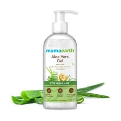Buy Mamaearth Aloe Vera Gel with Pure Aloe Vera & Vitamin E for Skin and Hair