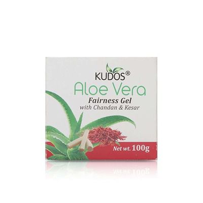 Buy Kudos Ayurveda Aloevera Fairness Gel with Chandan and Kesar