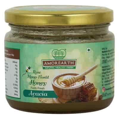 Buy Amorearth Acacia Honey Raw Mono Floral Unfiltered