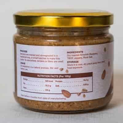 Buy Amorearth Almond Butter With Jaggery Crunchy