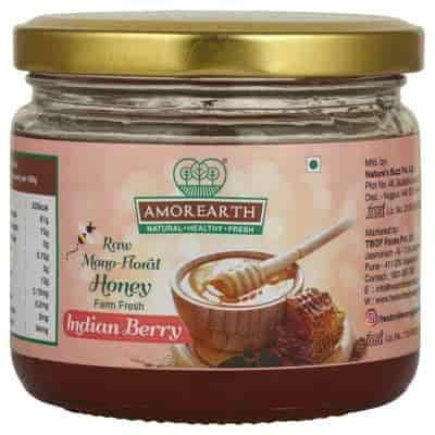 Buy Amorearth Indian Berry Honey Raw Monofloral Unfiltered