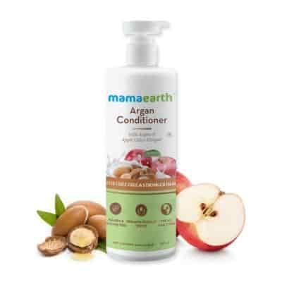 Buy Mamaearth Argan Conditioner with Argan & Apple Cider Vinegar for Frizz-Free and Stronger Hair -