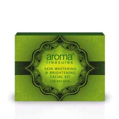 Buy Aroma Treasures Skin Whitening & Brightening Facial Kit For Dry Skin