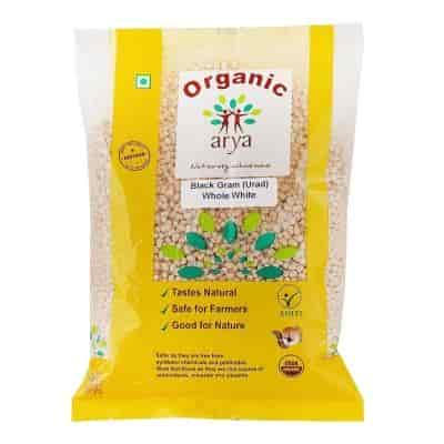Buy Arya Farm Organic Whole Urad Dal (Black Gram - Skinless)