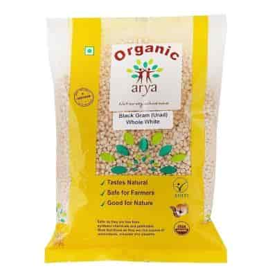 Buy Arya Farm Organic Whole Urad Dal (Black Gram - Skinless)