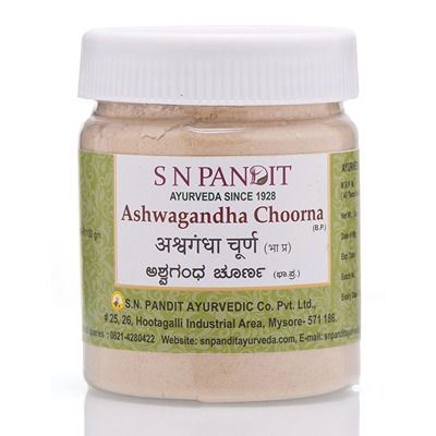 Buy S N Pandit Ayurveda Aswagandha Choorna