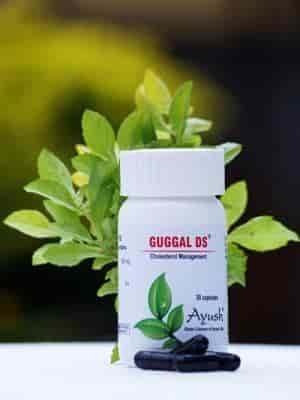 Buy Ayushherbs Guggal Ds Capsules Cholesterol Support