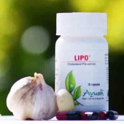 Buy Ayushherbs Lipo Lasun Capsules Herbal Cholesterol Remedy