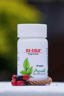 Buy Ayushherbs Rx Cold Tulsi Capsules Cough Cold Remedy