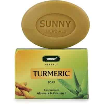 Buy Bakson's Sunny Turmeric Soap with Aloevera and Vitamin E