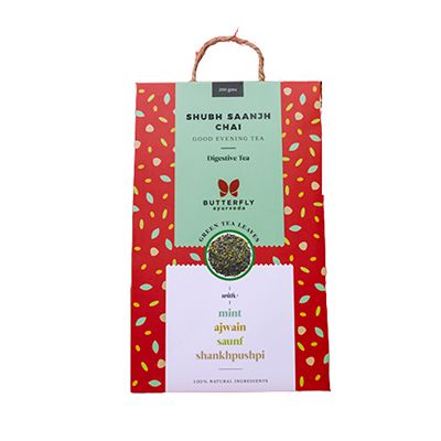 Buy Butterfly Ayurveda Shubh Saanjh Chai Vata Balancing Tea