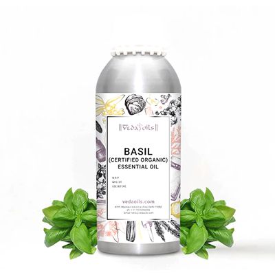 Buy VedaOils Basil Certified Organic Essential Oil