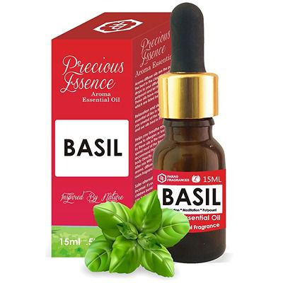 Buy VedaOils Sweet Basil Essential Oil