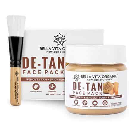 Buy Bella Vita Organic De-Tan Removal Face Pack