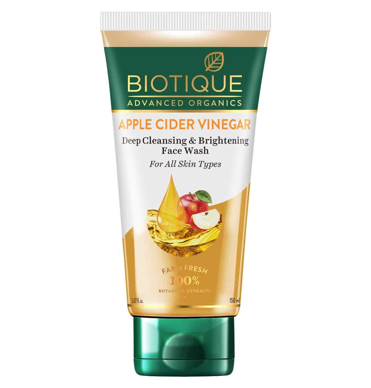 Buy Biotique Apple Cider Vinegar Deep Cleansing Face Wash