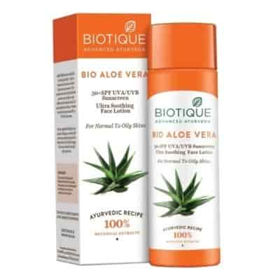 Buy Biotique Bio Aloevera Sunscreen Lotion