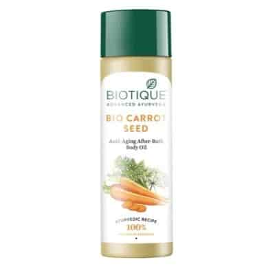 Buy Biotique Bio Carrot Seed After Bath Body Oil
