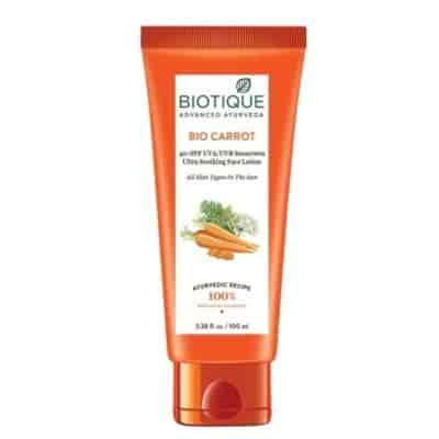 Buy Biotique Bio Carrot Sunscreen Face Lotion