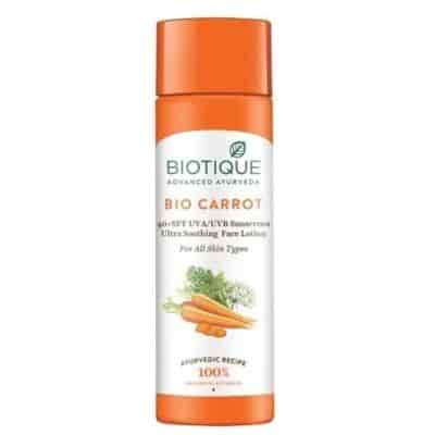 Buy Biotique Bio Carrot Sunscreen Lotion
