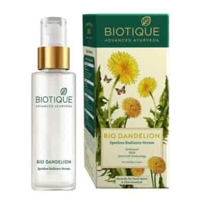Buy Biotique Bio Dandelion Spotless Radiance Serum