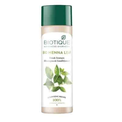 Buy Biotique Bio Henna Leaf Shampoo and Conditioner