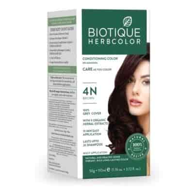 Buy Biotique Bio Herbcolor 4n - Brown