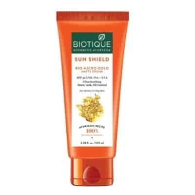 Buy Biotique Bio Micro Gold Matte Suncreen