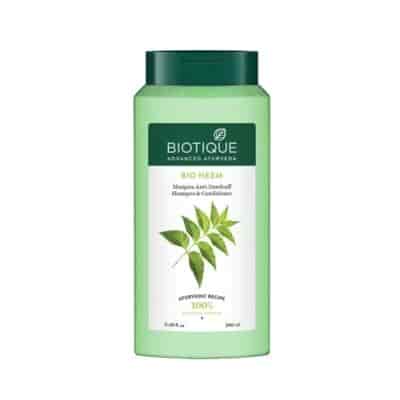 Buy Biotique Bio Neem Margosa Anti - Dandruff Shampoo and Conditioner
