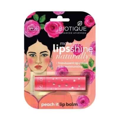 Buy Biotique Bio Peach Lip Balm
