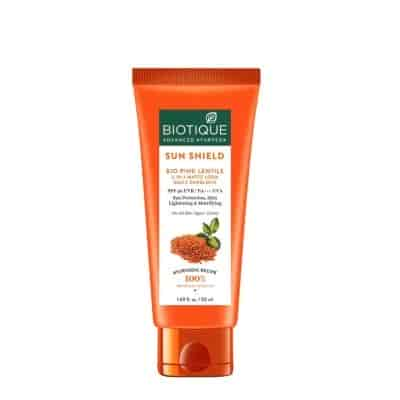 Buy Biotique Bio Pink Lentils Matte Sunscreen