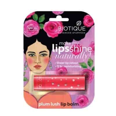 Buy Biotique Bio Plum Lip Balm