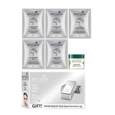 Buy Biotique Bio Silver Facial Kit