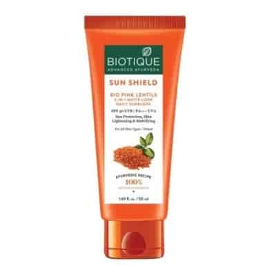 Buy Biotique Bio Sunflower Matte Sunscreen Gel
