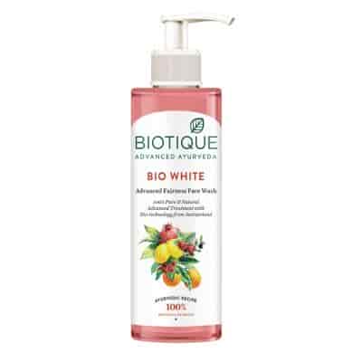 Buy Biotique Bio White Advanced Fairness Face Wash