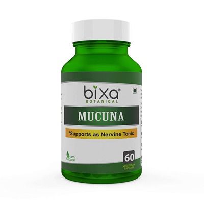 Buy Bixa Botanical Mucuna / Kaunch beej Extract 450 mg Capsules