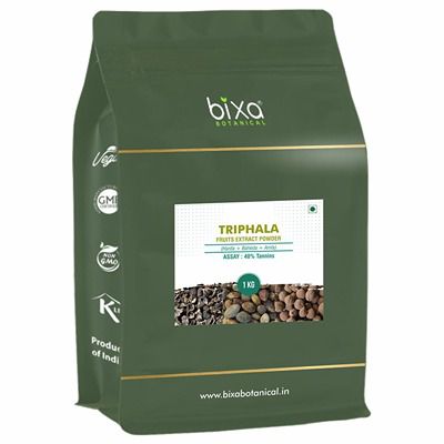 Buy Bixa Botanical Triphala ( Amla + Haritaki + Bibhitak ) Dry Extract Powder