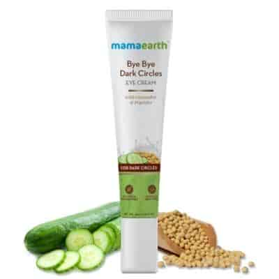 Buy Mamaearth Bye Bye Dark Circles Eye Cream with Cucumber & Peptides for Dark Circles