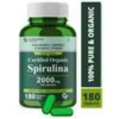 Buy Carbamide Forte 100% Organic Spirulina Tabs 2000Mg Per Serving