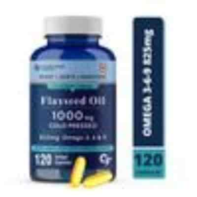 Buy Carbamide Forte Cold Pressed Organic Flaxseed Oil 1000Mg Supplement