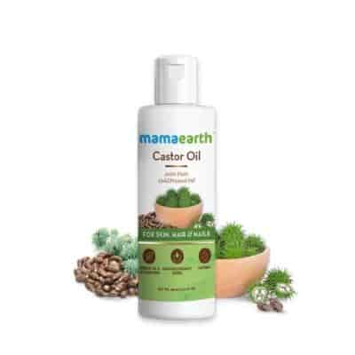 Buy Mamaearth Castor Oil for Healthier Skin, Hair and Nails with 100% Pure and Natural Cold-Pressed Oil,