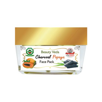 Buy Chandigarh Ayurved Centre Charcoal Papaya Face Pack