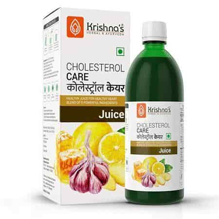 Buy Krishnas Herbal And Ayurveda Cholesterol Care Juice Lower Cholesterol Naturally