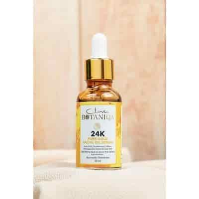 Buy Clovia Botaniqa 24K Pure Gold Facial Oil Serum With Saffron & Goat Milk