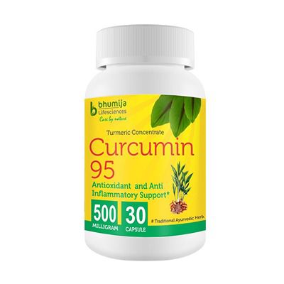 Buy Bhumija Lifesciences Curcumin with Piper Nigram ( Curcuma Longa ) Capsules