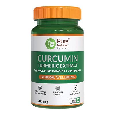 Buy Pure Nutrition Curcumin Turmeric Extract Veg Tablets