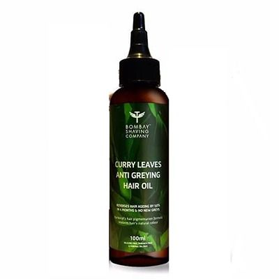 Buy Bombay Shaving Company Curry Leaves Anti Greying Hair Oil