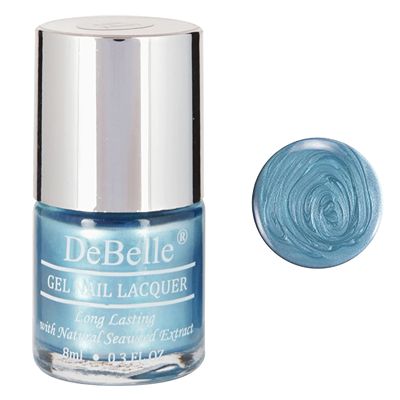 Buy Debelle Gel Nail Lacquer Aqua Frenzy - Metallic Light Blue Nail Polish