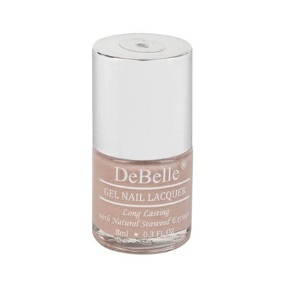 Buy Debelle Gel Nail Lacquer Aries - Light Dusty Pink Glitter Nail Polish