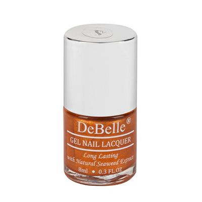 Buy Debelle Gel Nail Lacquer Aurora - Amber with Copper Glitter Nail Polish
